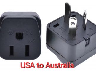 Plug Adaptors:  USA to Australia
