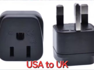 Plug Adaptors:  USA to UK